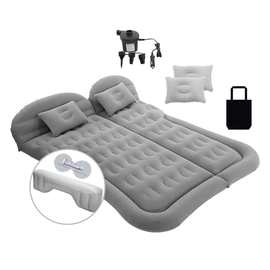 【短納期】車中泊マット エアーベッド 後部座席 仮眠 キャンプ 車中泊 ベッド エアーマット 車載 旅行用 屋外用 ベッドキット キャンプ用品 快適空間 電動ポンプ付属
