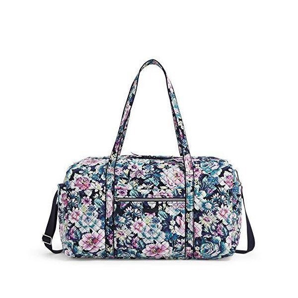Vera Bradley Women s Vera Bradley Women s Signature Cotton Large Travel Duffel Travel Bag Garden Gro
