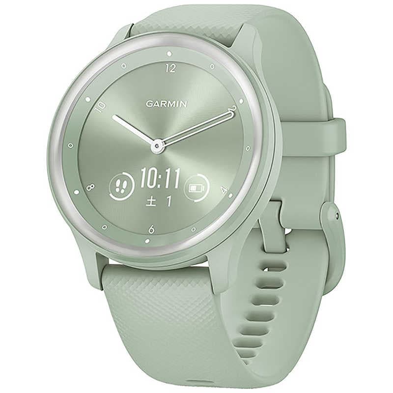 GARMIN　スマートウォッチ vivomove Sport Silver Cool Mint　010-02566-43 19,467円