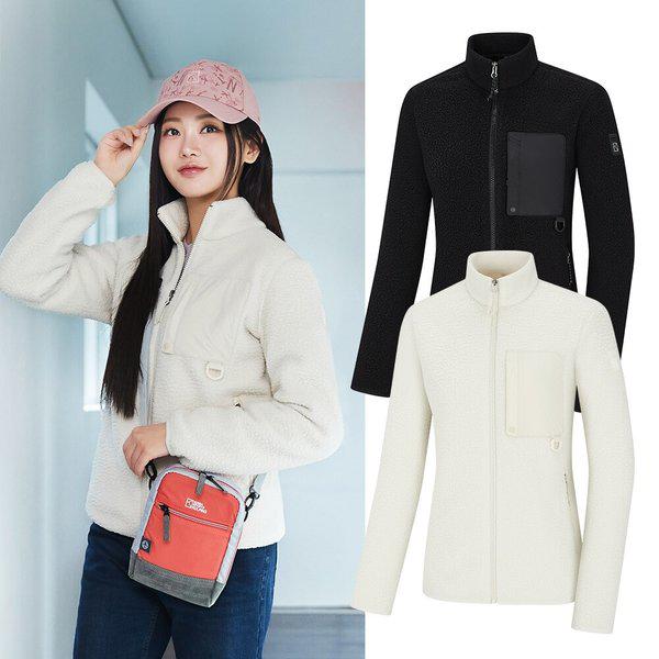 女性 冬 ブークルボンディング ジップアップジャケット ジェニバー（女性）