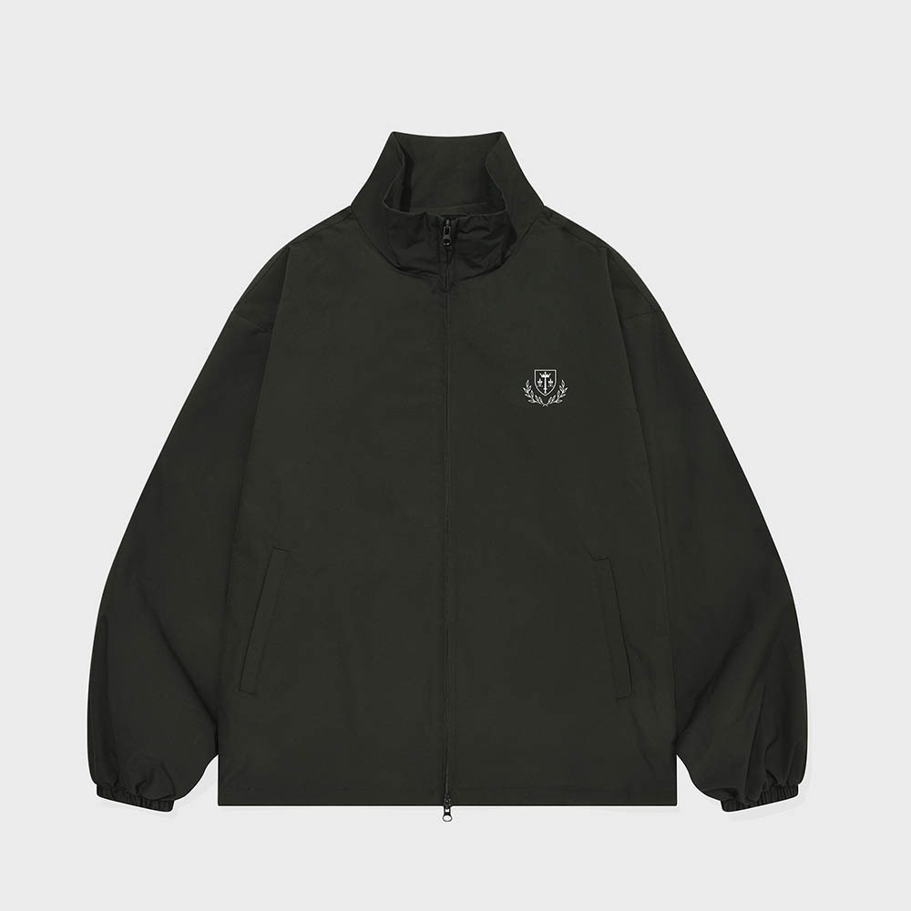 SP HERITAGE WIND SHELL TRACK JACKET-BLACK