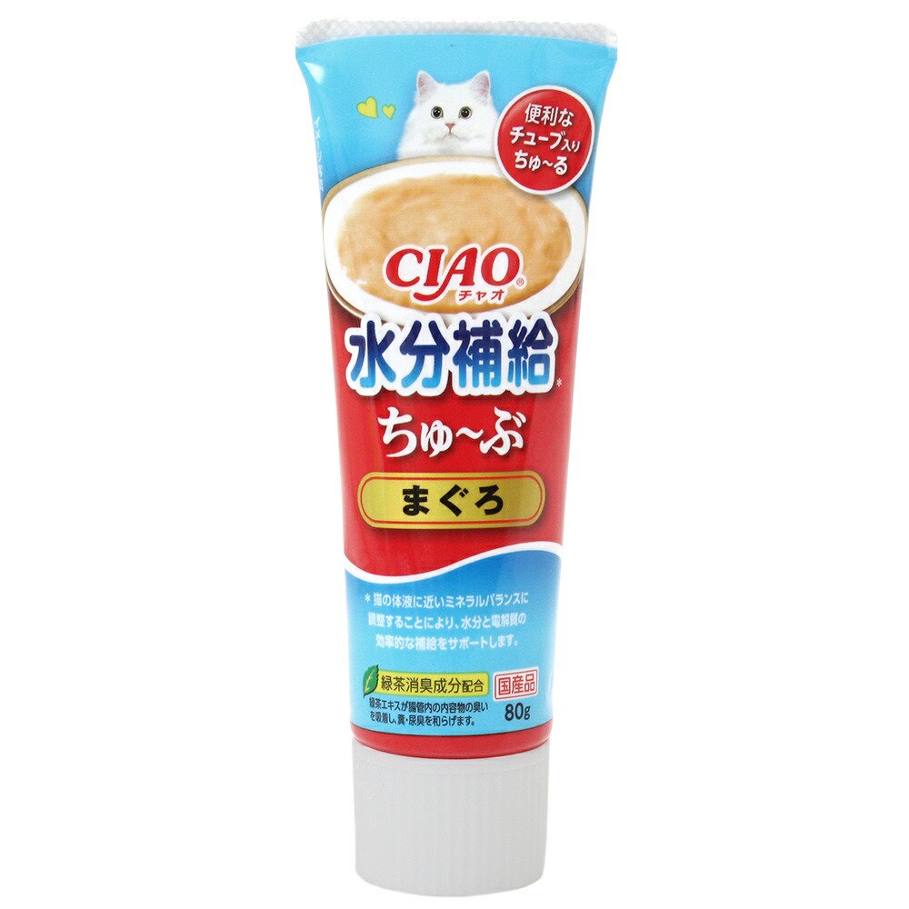 いなば　ＣＩＡＯ　チャオ　ちゅーぶ　水分補給　まぐろ　８０ｇX４８個　ＣＲＣ35―25―20―25―00
