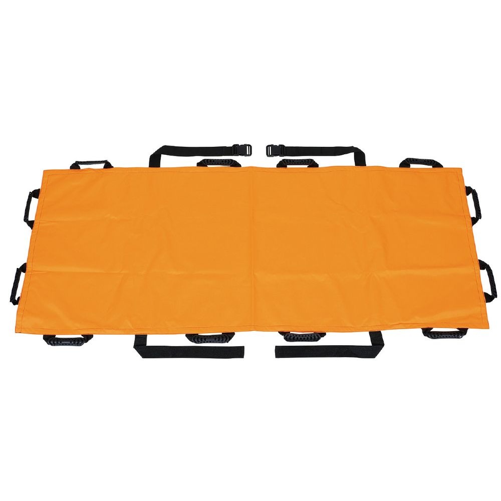 （まとめ買い）布製防災担架（オレンジ） 51986 [x3セット]