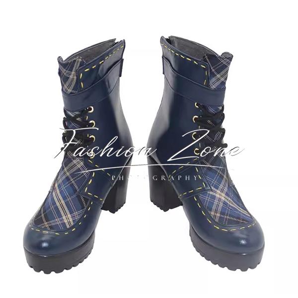 VTuber ホロライブ hololive Blue Journey 1st Live 夜明けのうた 風 コスプレ靴 男女兼用 シューズ 道具小物 ブーツ cosplay ハロウィン仮装 変装