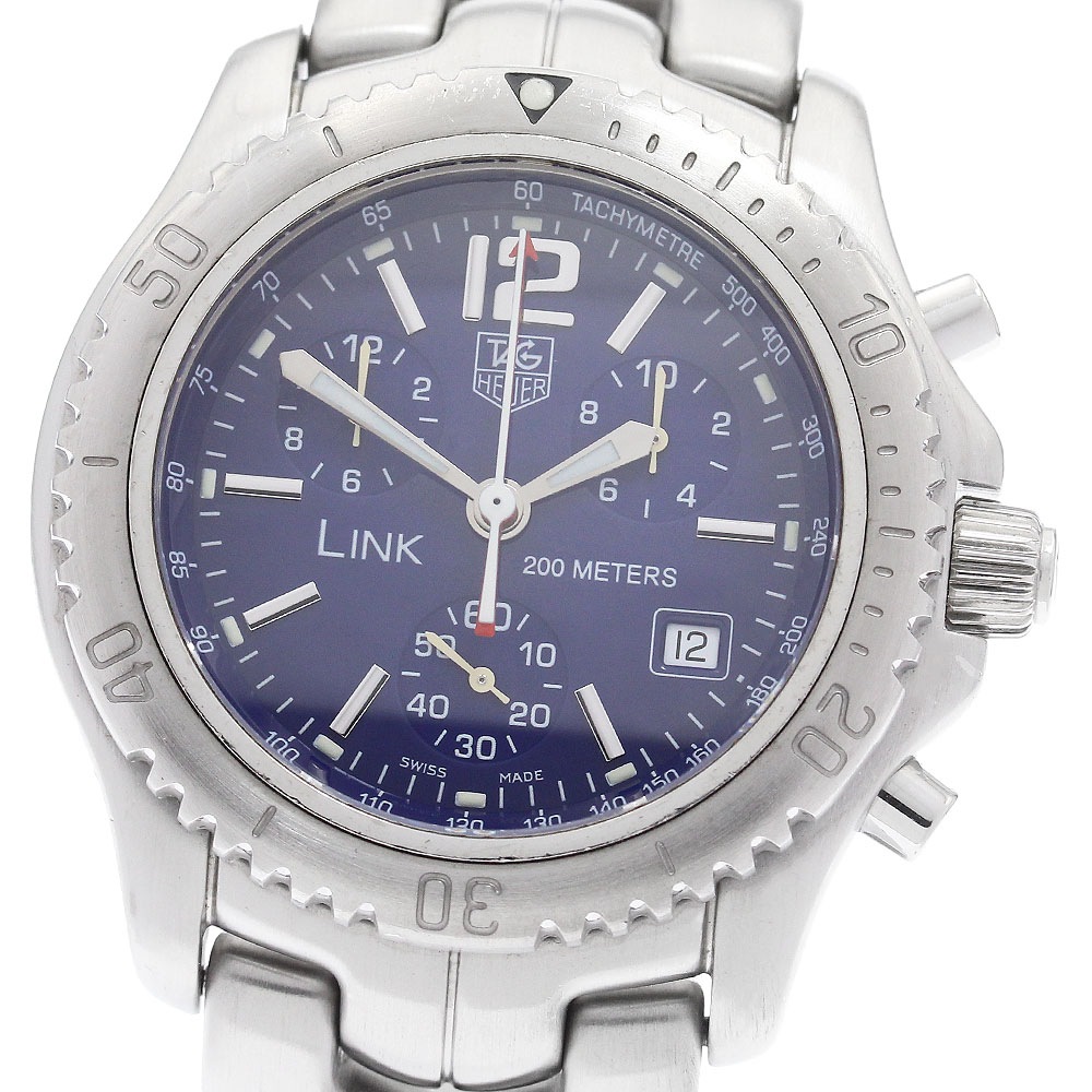 タグホイヤー TAG HEUER CT1110-0 リンク クロノグラフ クォーツ メンズ _962923【中古】