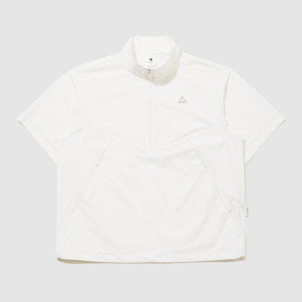 ジャケット BQK QR223LJK52-CRM ユニ シンプフレックス ルーズフィット 軽量 半袖 アノラック ジャケット / CREAM