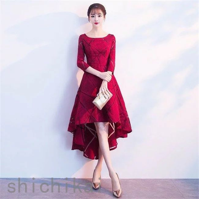 20代 ホワイトデー 30代 40代 ワンピース フォーマル THOM WILLS 謝恩会 結婚式 袖あり 上品 パーティードレス パーティドレス 同窓会 8,630円