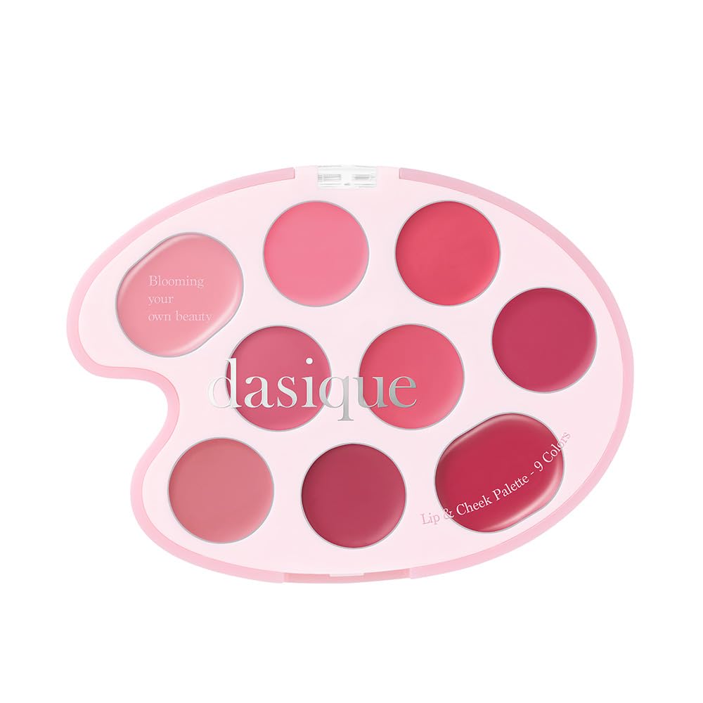 「公式」 デイジーク Mood Painting Lip & Cheek Palette ムードペインティングリップ&チークパレット 9色パレット/リップパレット/チークパレット (#03 ピンクカラ
