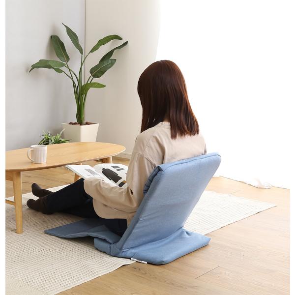 座椅子 おしゃれ リクライニング コンパクト 折りたたみ 軽い 折り畳み いす イス フロアチェア 6,613円