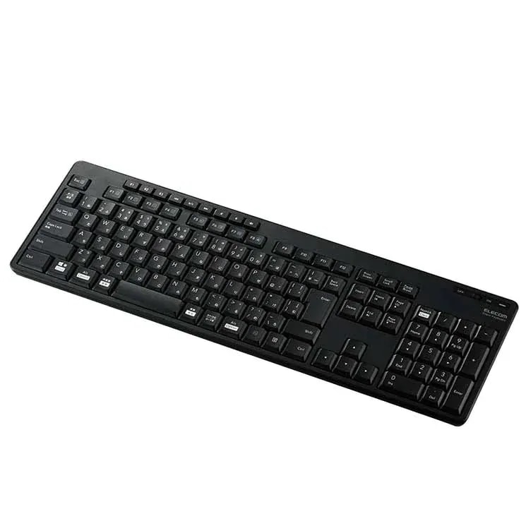 キーボード Bluetooth 静音 抗菌 ブラック TK-FBM118SKBK