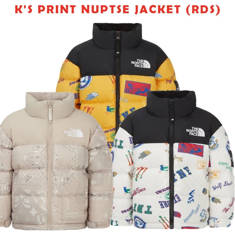 韓国正規品保証 関税負担なNJ1DR65S KS PRINT NUPTSE JACKET(RDS)イリー 基本 着装 男子 女子 人気 韓国 ファッション 男女共用 アウ