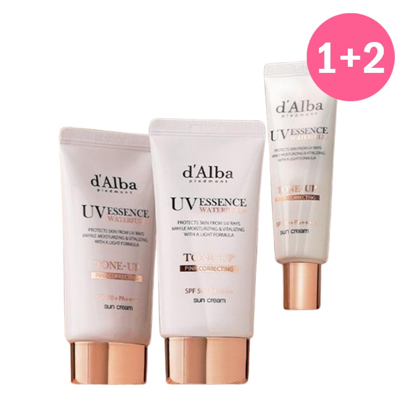[1+2] 生き生きとしっとり輝くピンクトーンアップ日焼け止め 50ml+50ml+20ml 4,641円