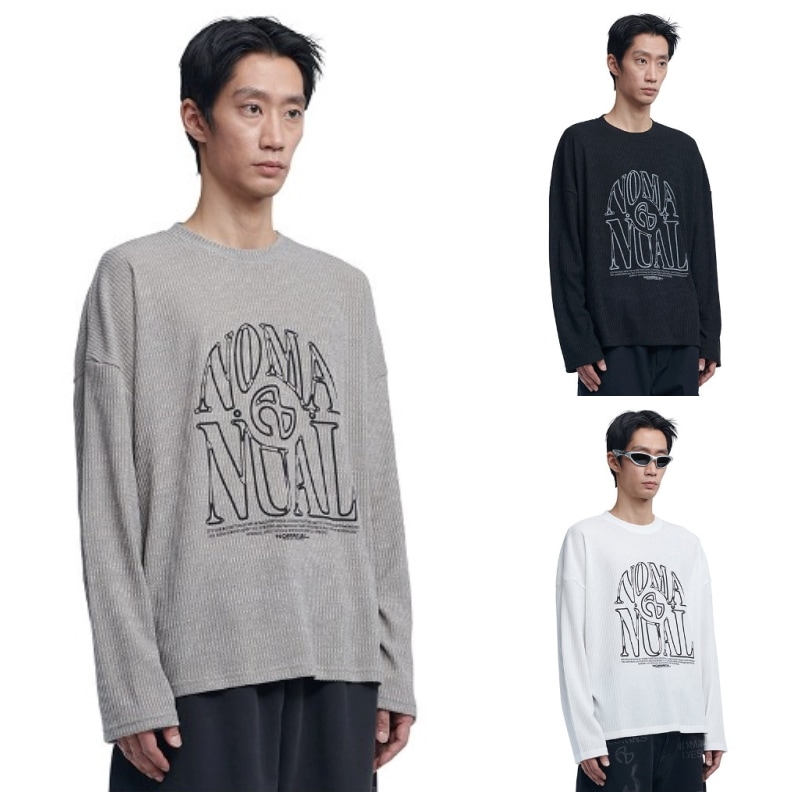 【NOMANUAL】 S.N.A KNIT LONG SLEEVE : 3COLORS