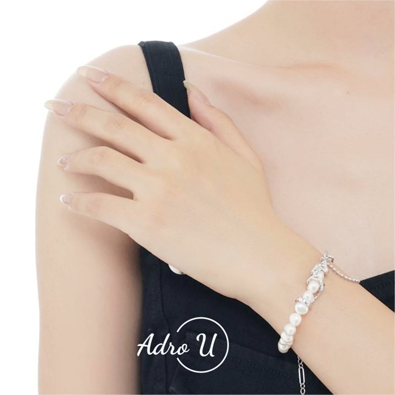 Ins バロックパールイレギュラーブレスレット