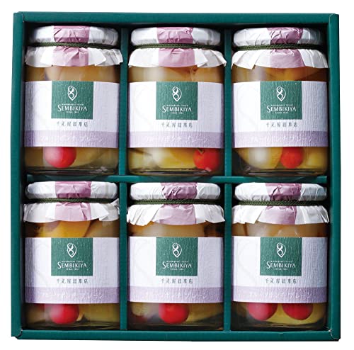 日本橋 千疋屋総本店 フルーツポンチ プレーンタイプ 6瓶入 ギフト フルーツ 詰合せ