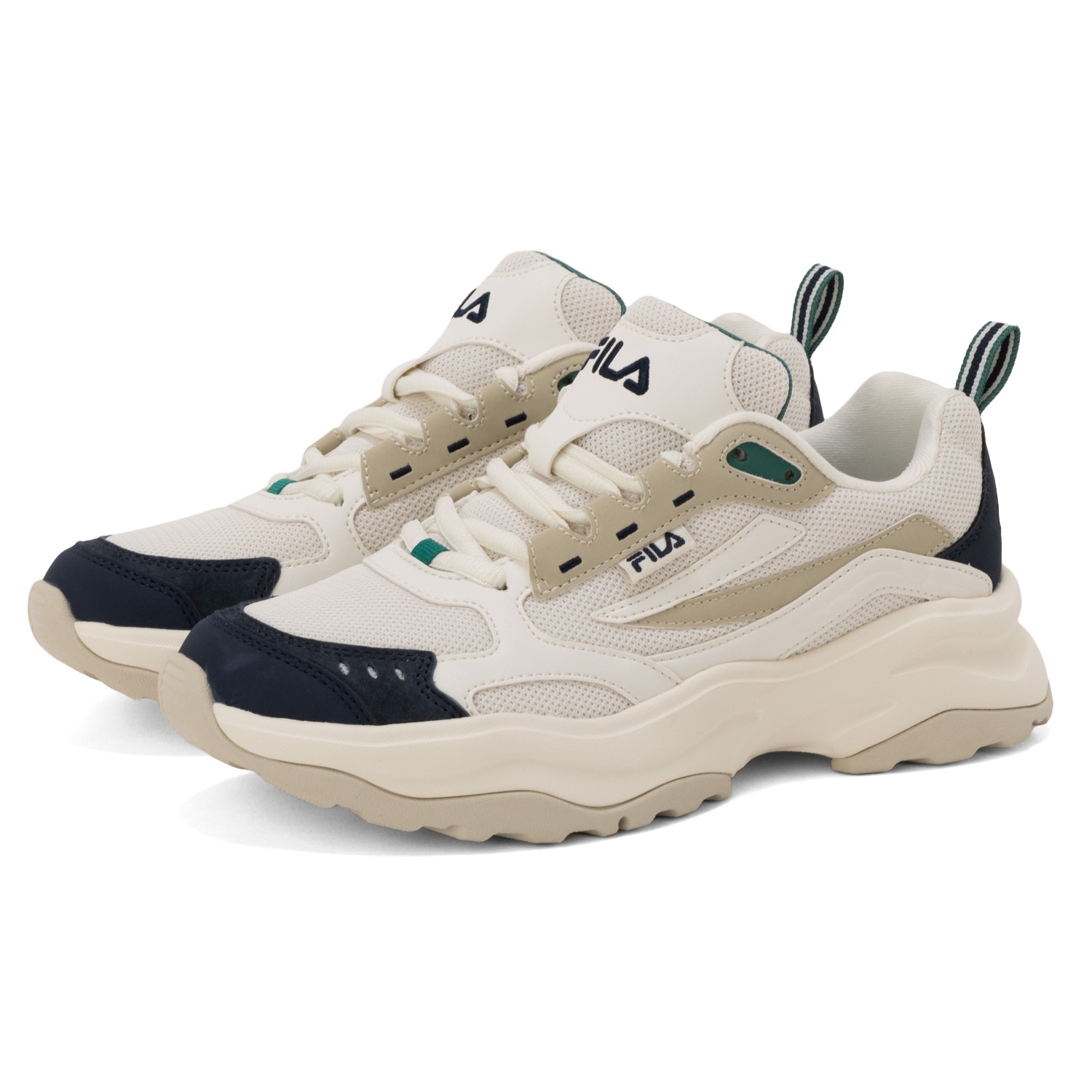 1RM02258E896 WOODBLOCK Oyster White / Navy / Navy