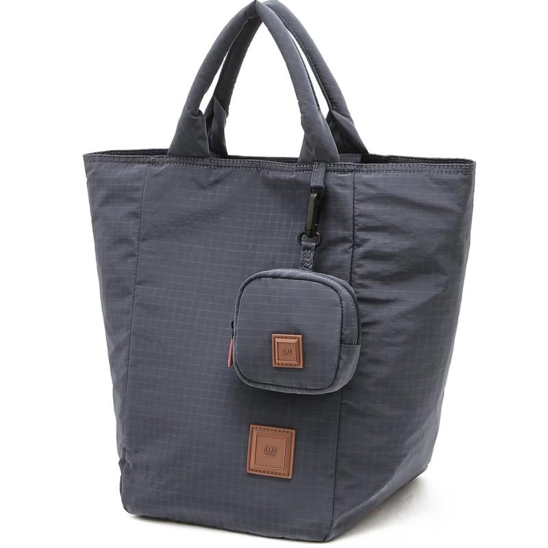 DBBA6EG53B1 ブルーチェックナイロントートバッグ