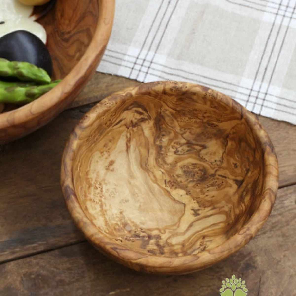 ボウル 14cm Arte Legno アルテレニョ オリーブウッド 木製 サラダボウル シリアルボウル 木製ボウル 中鉢 サラダ シリアル 朝食 ウッド ハンドメイド 職人 イタリア