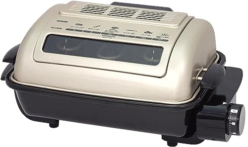 色：ゴールド [山善] ワイドグリル フィッシュロースター 魚焼きグリル ゴールド NFR-1100