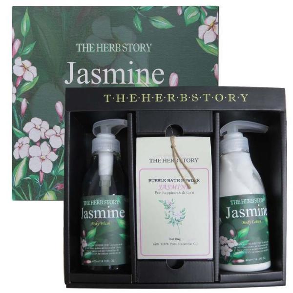XBF604K5 ザ·ハブストーリー ボディケア 3点 ギフトセット D ジャスミン