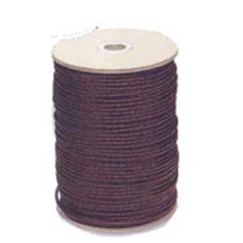 福井金属工芸　ワイヤー入丸ひも茶21本撚り 125m　NO.6537