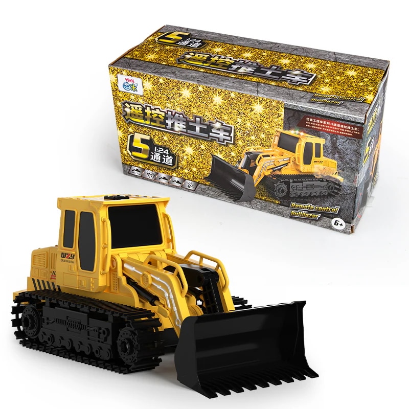子供のおもちゃのブルドーザー大型リモコンエンジニアリング車両ブルドーザーモデル男の子 3-4-6 誕生日プレゼント