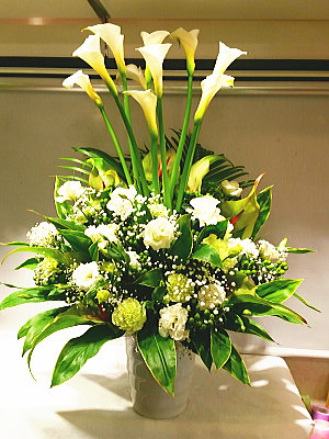 商品ID 5669 アレンジメント　ホワイト系