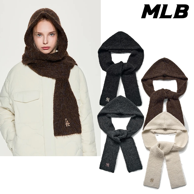 3AWMV0356 BOUCLE MUFFLER BALACLAVA 25FW 新作 ふわふわ軽量 フード一体型 首元まで保温 デイリー 防寒 あったか 肌ざわり良い 手洗い可 もこもこ 冬向け 暖か