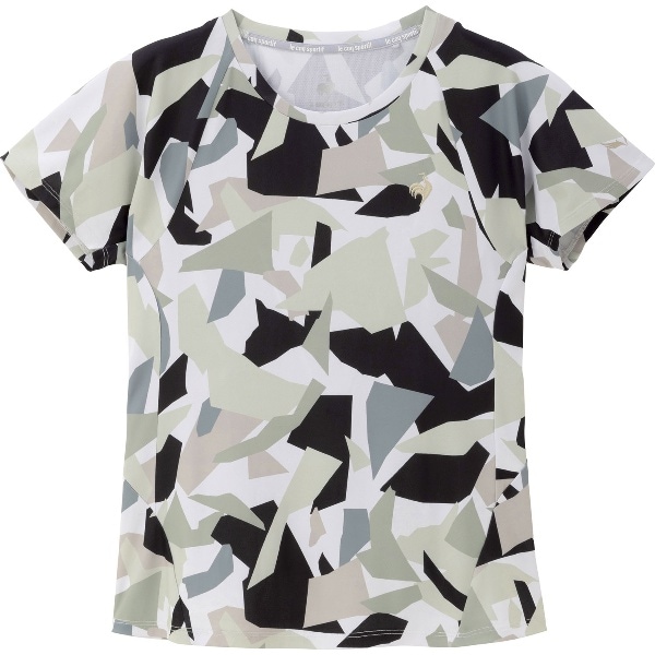 ルコック Le coq sportif Aile forme グラフィックゲームシャツ テニス ゲームシャツ ウィメンズ LN4FHT10L-BK00 レディース 半袖 6,952円