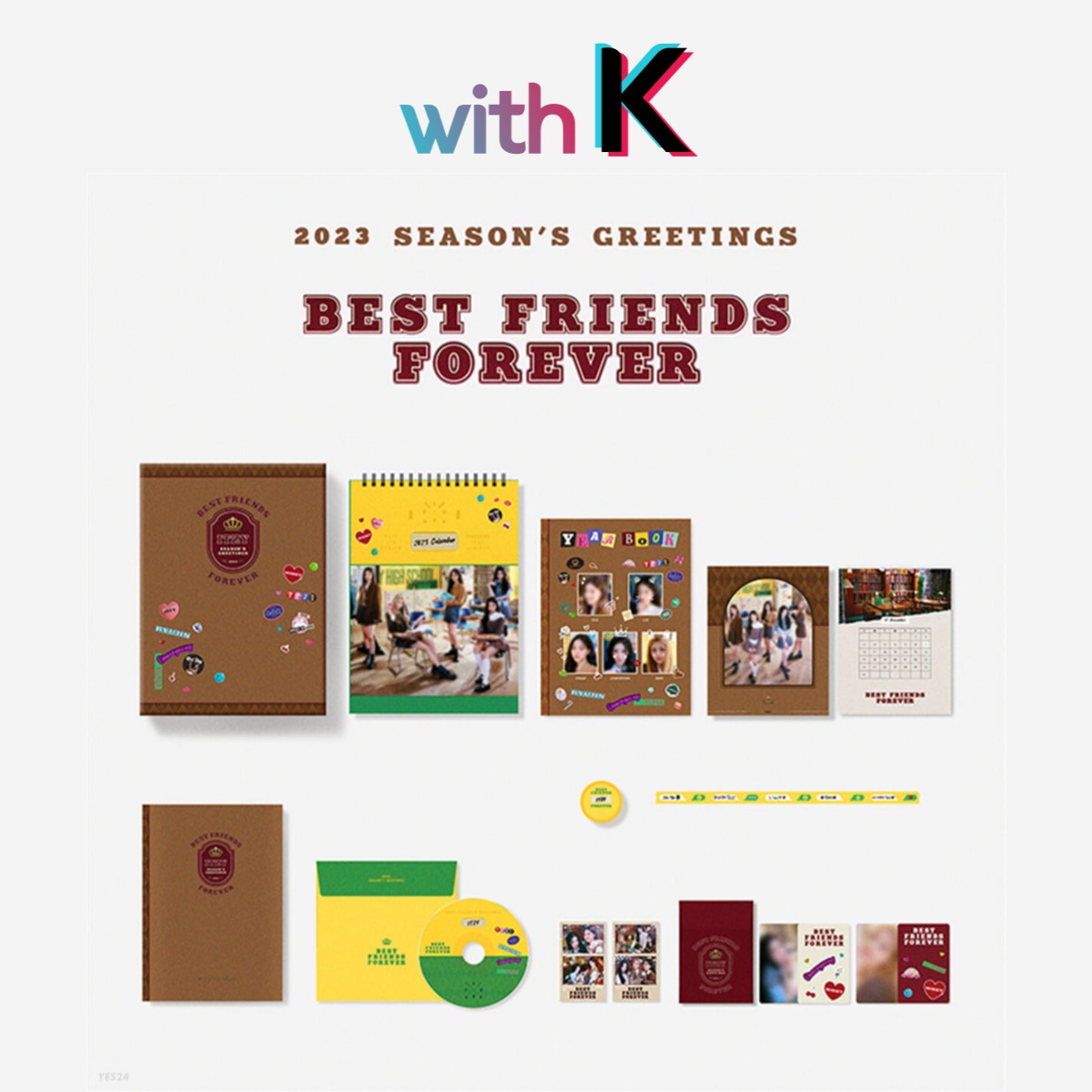 [JYP.特典] ITZY - 2023 Seasons Greetings [Best Friends Forever]