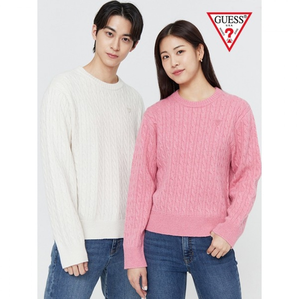 (ゲス) ユニケーブルセーター NN4S0771