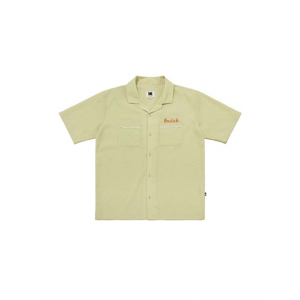 KODAK Apparelホットサマーカバーアップグラフィック半袖シャツBEIGE