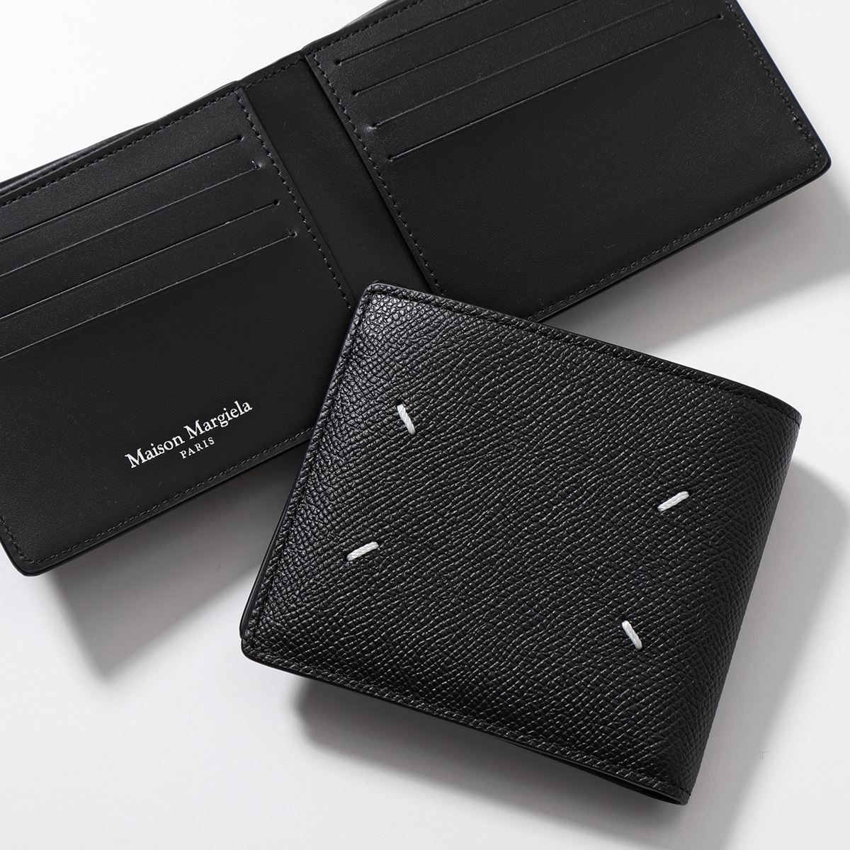 MAISON MARGIELA メゾンマルジェラ 二つ折り財布 S35UI0435 P4745 メンズ レザー 小銭入れなし T8013