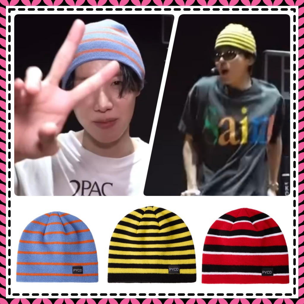 BTS J-HOPE着用 【CHIN DOWN】 PYCD BEANIE [正規品] ビーニー
