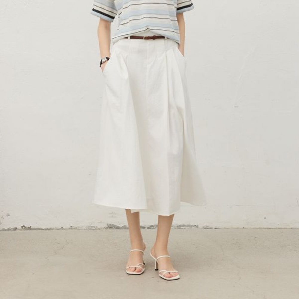 [リアーナニューヨーク] バックバンディングフレアスカート