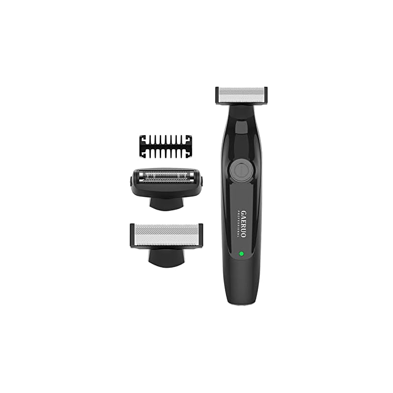 GAERUO ボディシェーバー 電動 メンズシェーバー 毛剃り 15角度調整 ネット刃付き IPX7防水 ムダ毛処理 ドライ/泡剃り 脇 腕 背中 足 ビキニライン 敏感肌 全身 水洗い可 低騒音