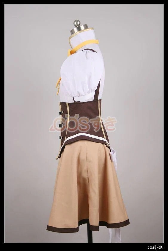 魔法少女まどかマギカ PUELLA MAGI MADOKA MAGICA 巴マミ ともえマミ 戦闘服変身服 コスプレ衣装 コスプレ衣装 COS 高品質