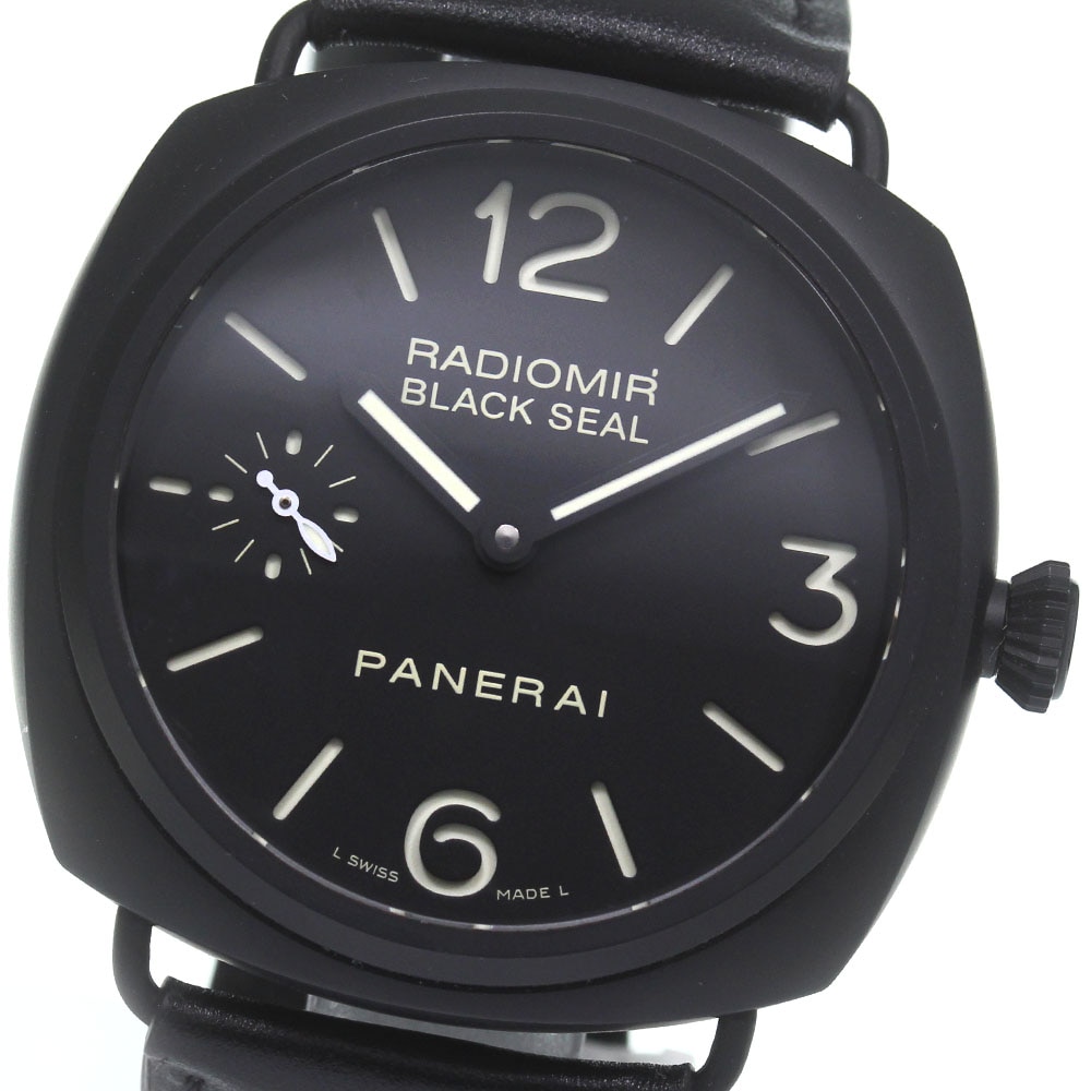 パネライ PANERAI PAM00292 ラジオミール ブラックシール 手巻き メンズ 美品 保証書付き_823443【中古】