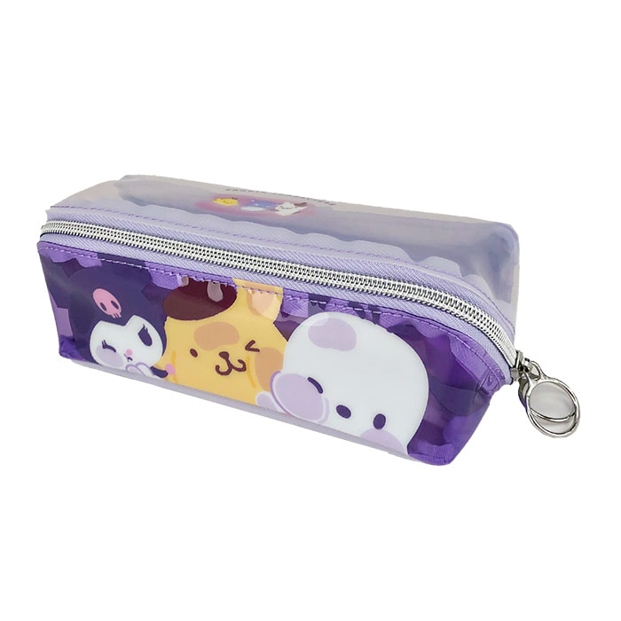 Qoo10] サンリオ クリアセパレート BOX ペンケース 筆