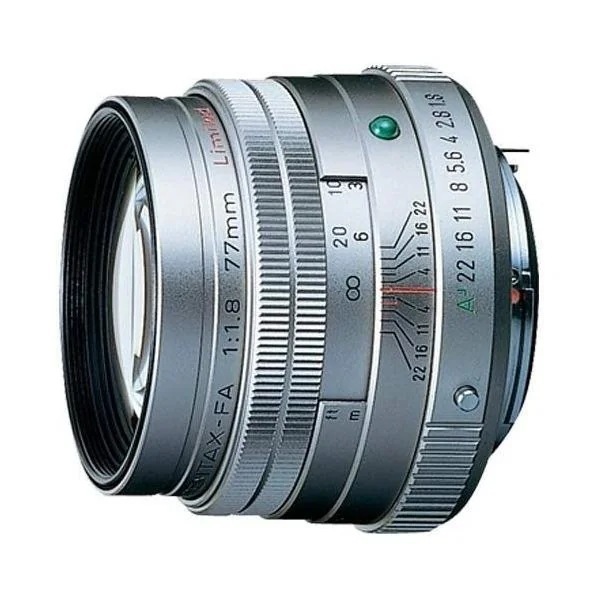 【中古】ペンタックス PENTAX 望遠単焦点レンズ FA77mmF1.8 Limited シルバー Kマウント フルサイズ 27970
