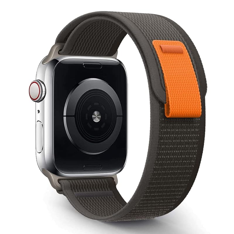 TANAKEY トレールループ バンド 対応 Apple Watch Ultra 49/45/44/42mm 41/40/38mm調節可能な長さ ナイロン バンド 対応 iWatch Ultra 2