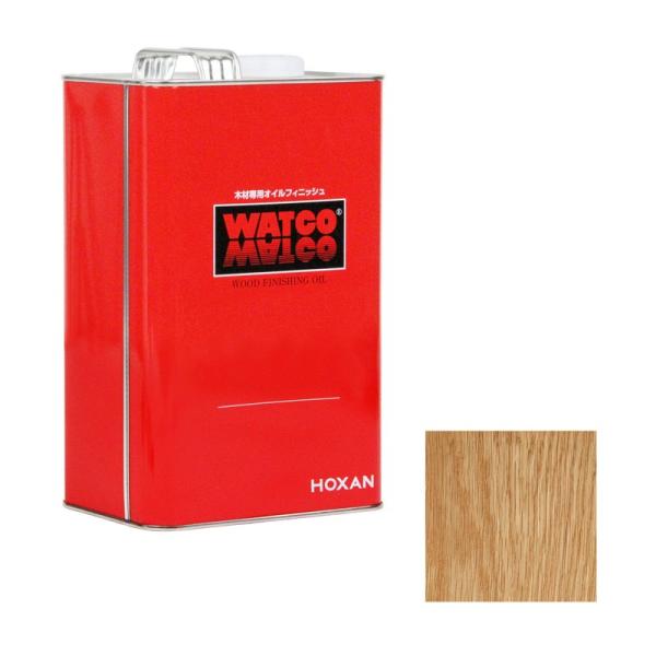 HOXAN ワトコオイル W－01 3．6L ナチュラル 資材 塗料 ニス ホビー塗料