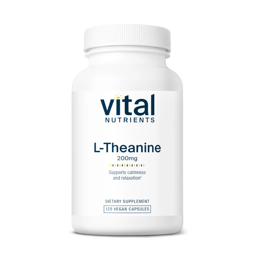 Vital Nutrients L-Theanine 200 mg 120 Vegan capsules