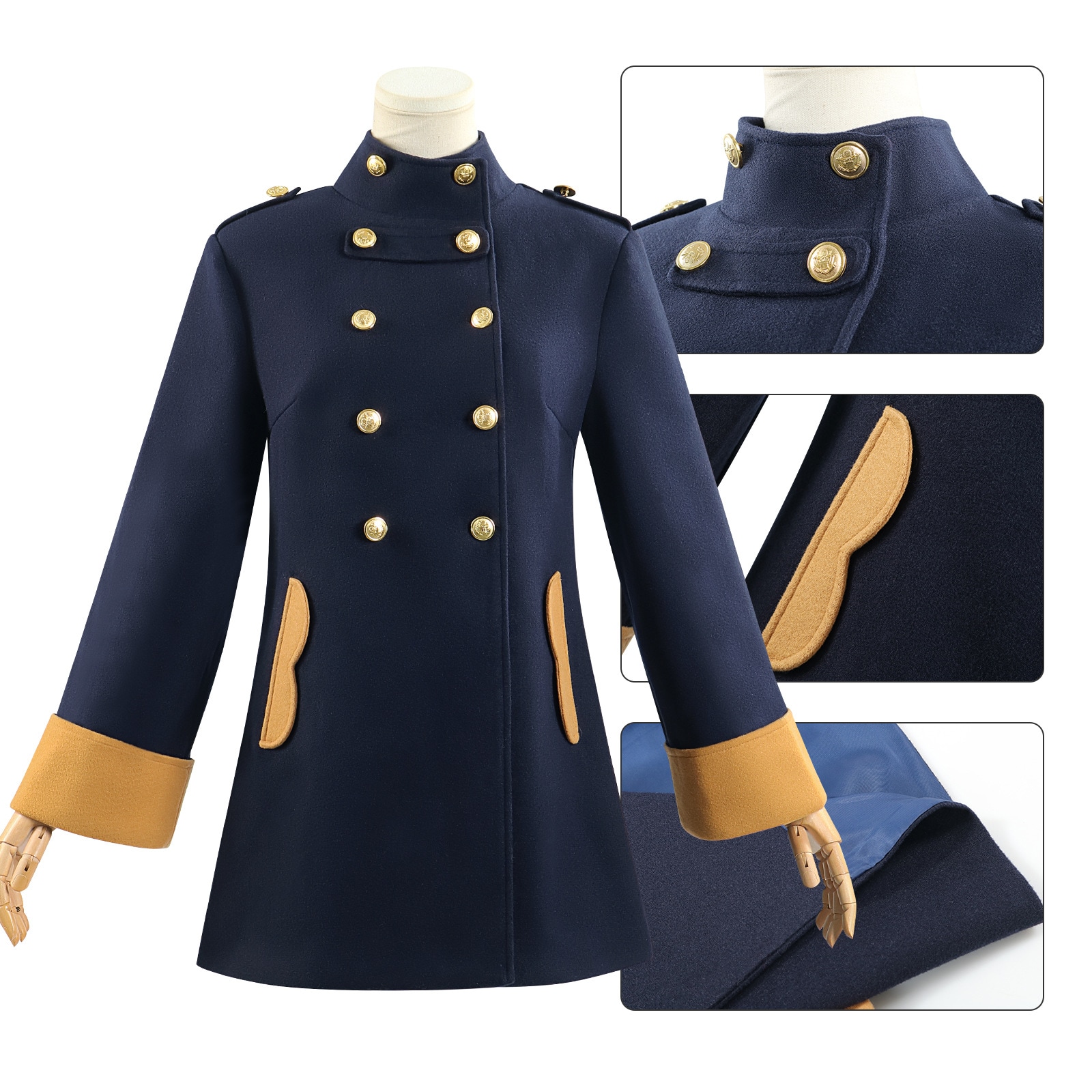 コスプレ 仮装アイドルイベントcos服星光学园星宫ベリー冬制服コスプレ冬服コートウールコート イベント用品