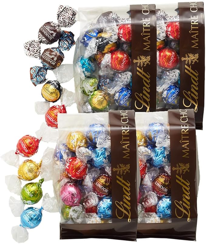 リンドール 16種80個入 個包装 敬老の日 ギフト リーフレット付 手提げ袋付き ショッピングバッグS付 10,572円