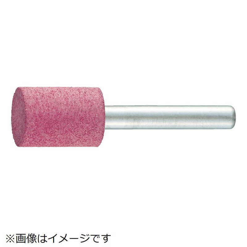 トラスコ中山　高耐久ゴム軸付砥石 Φ20X幅25X軸6 #80 5本入　RE820C