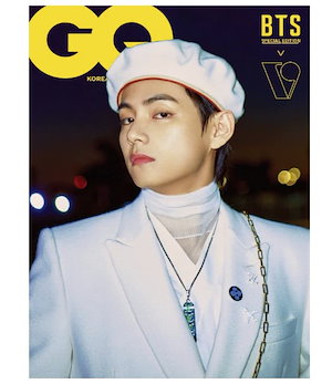 GQ KOREA 2022.1月号　表紙BTS V（テテ）