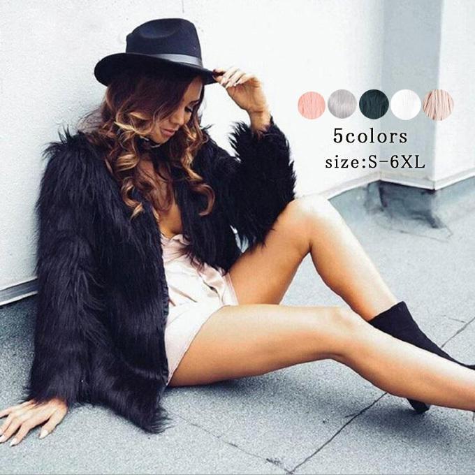 毛皮コート ファーコート レディース ロッグコート タヌキ ボリュームファー フェイクファー ヒョウ柄 おしゃれ 上着 暖かい 秋冬 防寒 高級素材