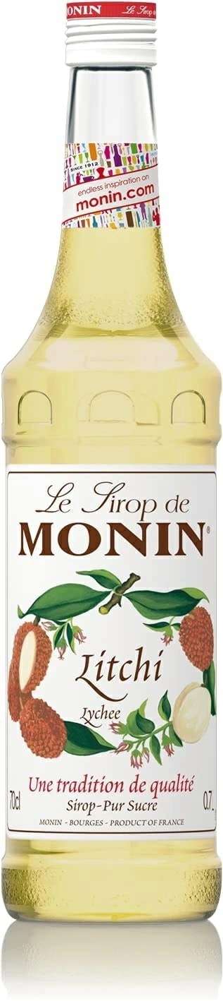 【送料無料】MONIN モナン ライチシロップ 700ml12本ノンアルコール シロップ