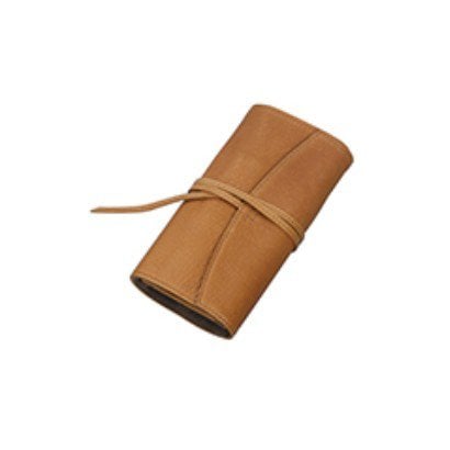 ペンサンブル ロールファスナーペンケース5本差し ブラウン PSRF5-01-BN